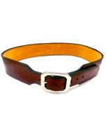 High Performance Leather Belt Brown Size 44