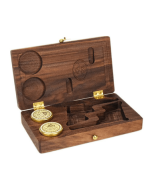 Wooden Display Case For 2 Derringer Rider Pistols   