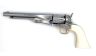 1860 Army White Finish 8" .44 Fluted White Grip Brass Triggerguard