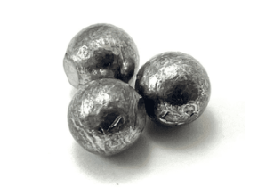 Hand Cast Lead Round Balls .375" For .36 Caliber