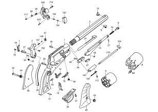 Uberti 1858 Remington Conversion Revolver Parts