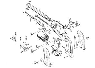Pietta 1858 Remington Revolver Parts
