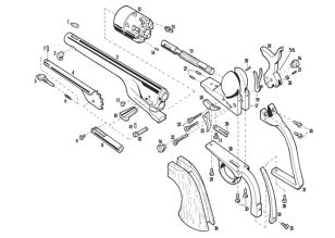 Pietta 1860 Army & 1861 Navy Revolver Parts