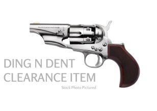 1860 Snub Nose 3" .44 White Checkered Flattop Birdshead Grip Half Fluted Ding & Dent