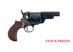 1851 Snub Nose 3" .36 Checkered Flattop Birdshead Grip