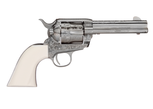 1873 Outlaw Legacy Nickel Engraved 4.75" .357Mag Ivory