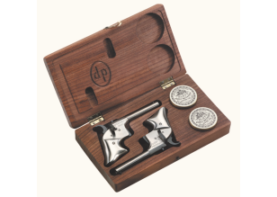 Two Derringer Rider White Pistol Case Set 2-1/16" 4.5Mm