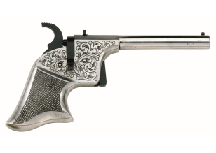 Derringer Rider Deluxe White Percussion Pistol 2-1/16" 4.5Mm