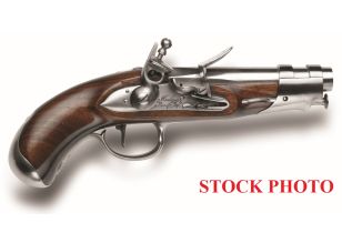 An Ix De Gendarmerie Flintlock Pistol 4-15/16" 15.2Mm