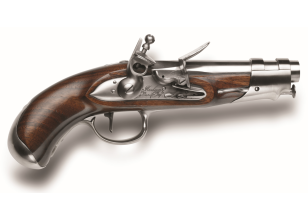 An Ix De Gendarmerie Flintlock Pistol 4-15/16" 15.2Mm