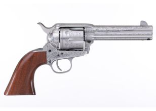 Cattleman 4.75" .38-40 White Engraved Tuned