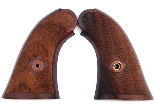 1858 Walnut Checkered Left & Right Grip (Includes #12,13,15,16) (Part will require fitting)