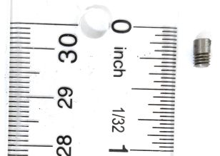 1858/Spiller Hand Screw & Lemat Cylinder Stop Screw Nickel