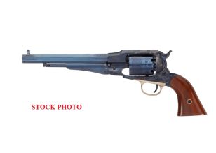 1858 Remington 8" .44 Casehardened Frame & Charcoal Blue Finish Engraved Ding & Dent
