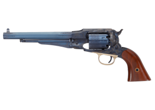 1858 Remington 8" .44 Casehardened Frame Charcoal Blue Finish Engraved