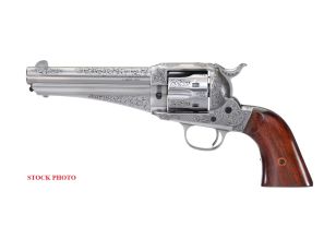 1875 Outlaw 5.5" .45Lc White Engraved Ding & Dent