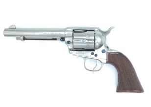 Cattleman 5.5" .45LC Nickel Checkered