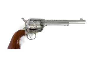 Cattleman 7.5" .45LC White Engraved Select Wood