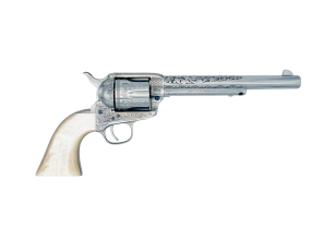 Cattleman 7.5" .45LC White Engraved Pearl Grip