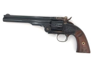 Schofield 7" .45LC Basic Hand Engraving