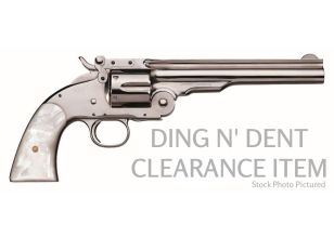 Schofield 7" .45LC Nickel Pearl Grip Ding & Dent