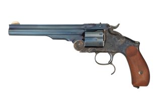 Russian 6.5" .44Russian Casehardened & Charcoal Blue