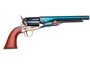 1860 Army 8" .44 Fluted Charcoal Blue