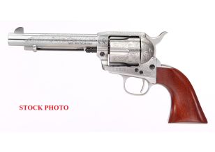 Cattleman 5.5" .357Mag White Floral Engraved