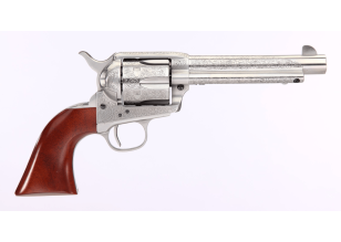 Cattleman 5.5" .357Mag White Floral Engraved