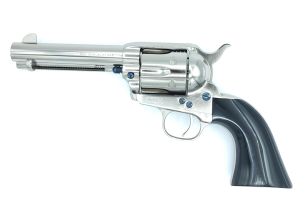 Cattleman Nickel 4.75" .357MAG Black Grip Tuned