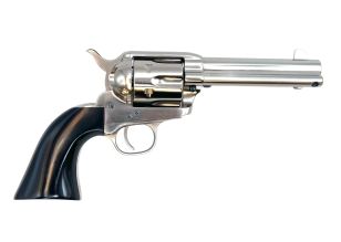 Cattleman Nickel 4.75" .45LC Black Grip