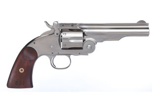 Schofield 5" .45Lc Nickel