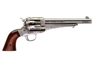 1875 Outlaw 7.5" 45LC White Photo Engraved Tuned