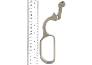 1892 D Shape Lever Matte Chrome