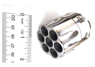 1851/1860/1861 Cylinder .44 Fluted White (Includes cylinder, safety pins, and nipples)