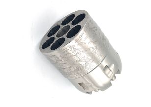 1851/1860/1861 Cylinder .44 Engraved Nickel (Includes cylinder, safety pins, and nipples)
