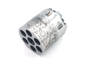 1851/1860/1861 Cylinder .44 Engraved White (Includes cylinder, safety pins, and nipples)