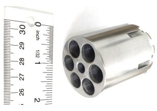 1858 Stainless Steel Cylinder .44 (Includes #3,11)