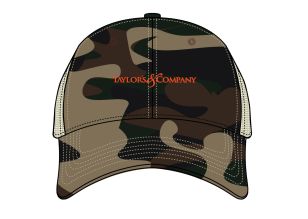 Taylor's Vintage Trucker Hat Camo & Khaki