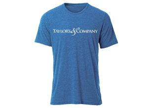 Taylor's T Shirt Triblend Vintage Royal Small - Clearance