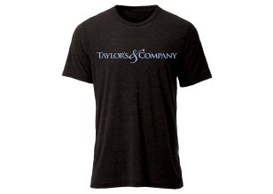 Taylor's T Shirt Triblend Vintage Black Medium - Clearance