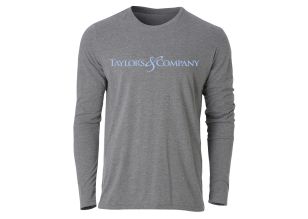 Taylor's Long Sleeve Shirt Triblend Premium Heather Medium - Clearance