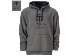 Taylor's Hoodie Transit Charcoal Heather & Navy Medium - Clearance