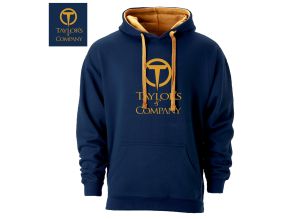 Taylor's Hoodie Premium Benchmark Navy & Autumn & Blaze Small - Clearance