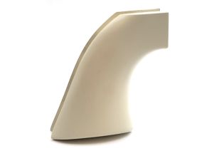 1873 White PVC Grip (Part will require fitting)