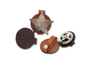 Badge Holder Brown