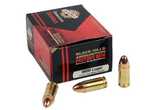 Black Hills Ammo 9MM 115GR FMJ