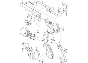 Uberti 1st, 2nd, & 3rd Model Dragoon Revolver Parts