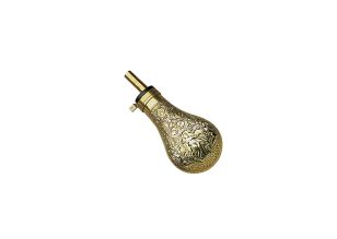 Florentin Nettuno Brass Powder Flask .50