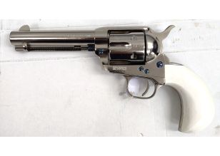 Cattleman Birdshead 4.75" .357MAG Nickel Ivory Grip Ding & Dent